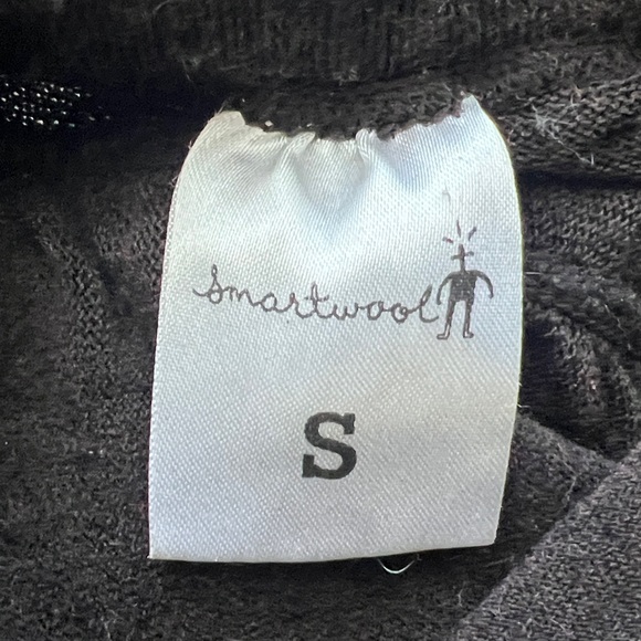 Smartwool Girl’s Black brown Wool Blend footed Tights Size small - Picture 2 of 8